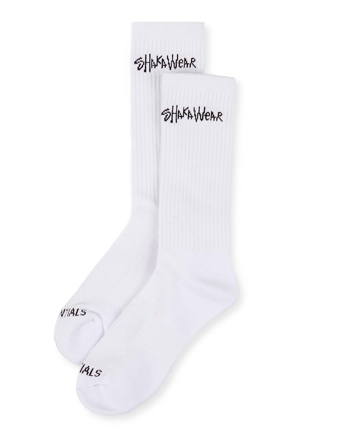 Shaka Wear Essential Socks (White)