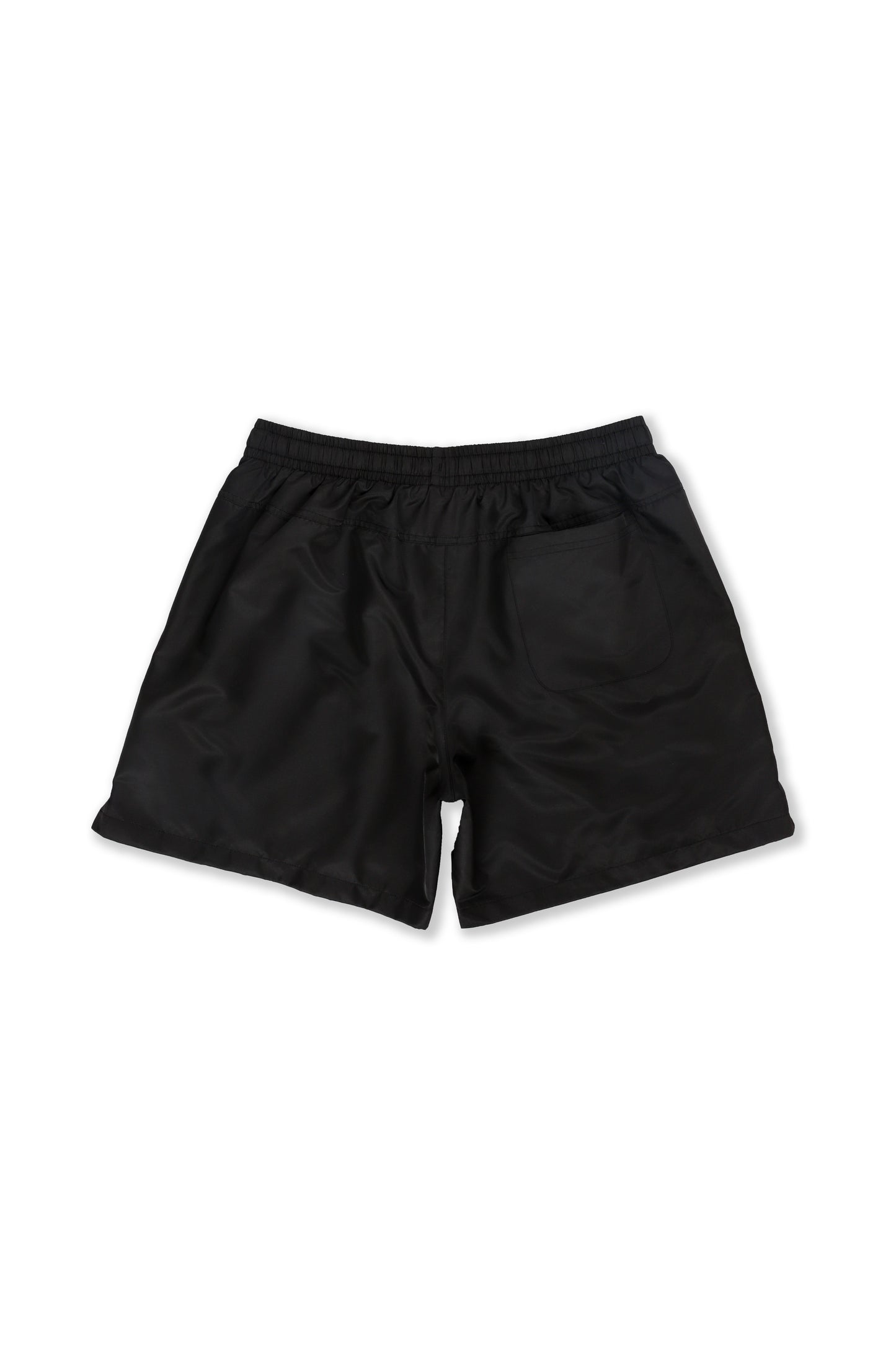 Shorts negros de NYLON (con su logotipo): ¡12 por $240!