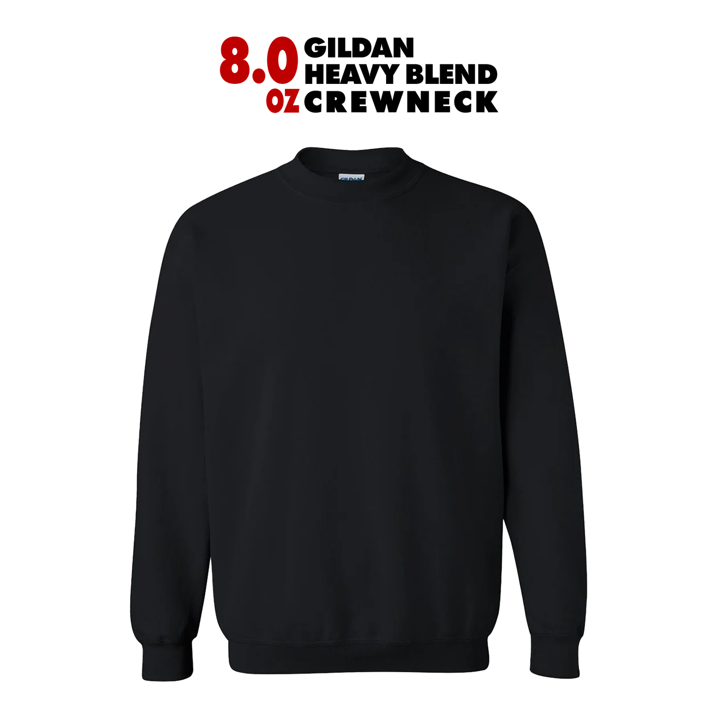 8oz Heavy-Blend *Crewneck* (GILDAN)