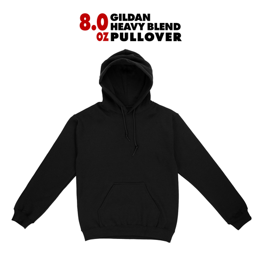 8oz Heavy-Blend Pullover Hoodie (GILDAN)