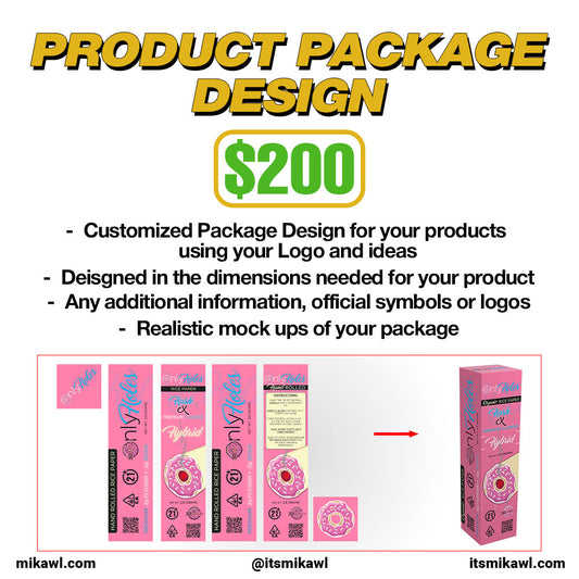 Product Package Design $200*